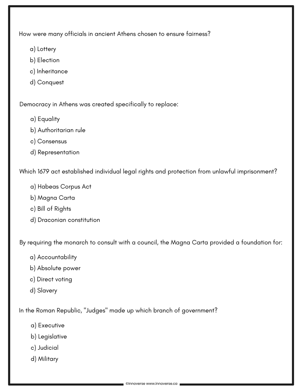 Grade 6 Social Studies Alberta: The COMPLETE 300-Question Bank