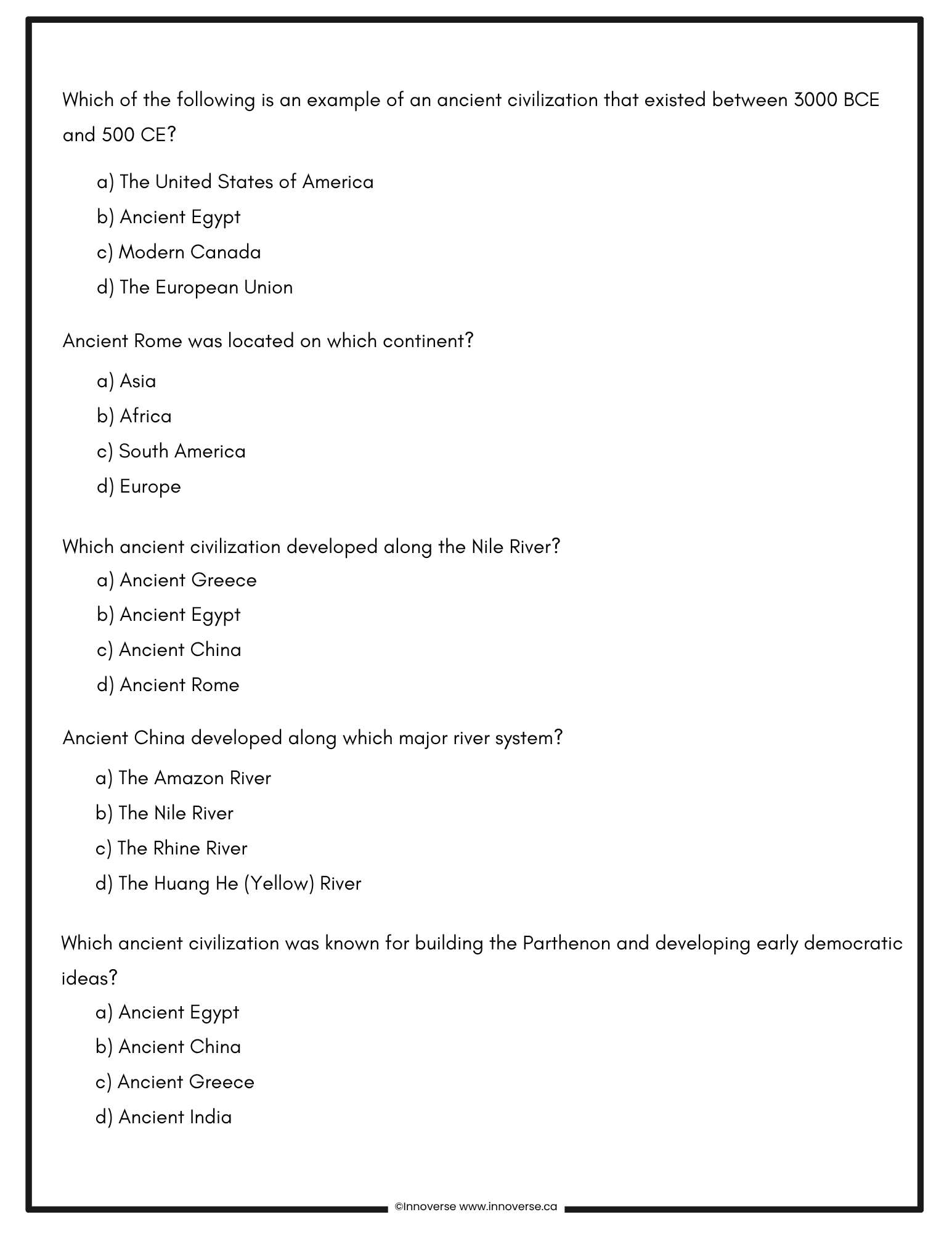 Grade 5 Social Studies Alberta: The COMPLETE 300-Question Bank