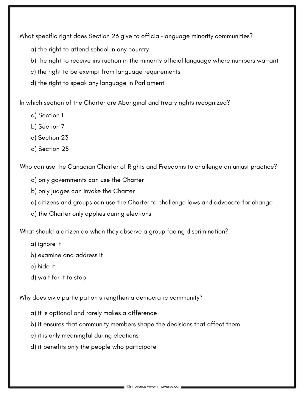 Grade 6 Social Studies Alberta: The COMPLETE 300-Question Bank