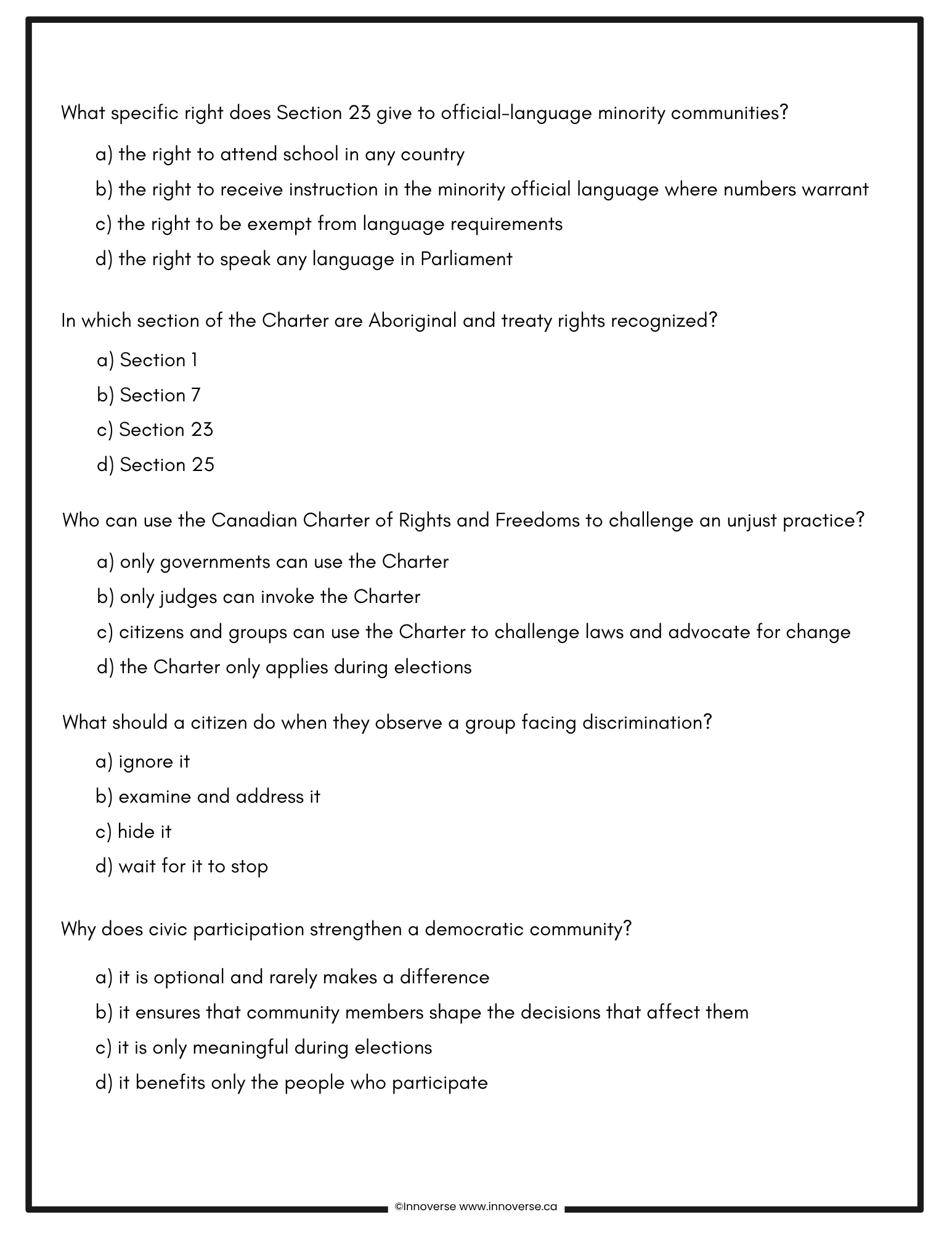 Grade 6 Social Studies Alberta: The COMPLETE 300-Question Bank