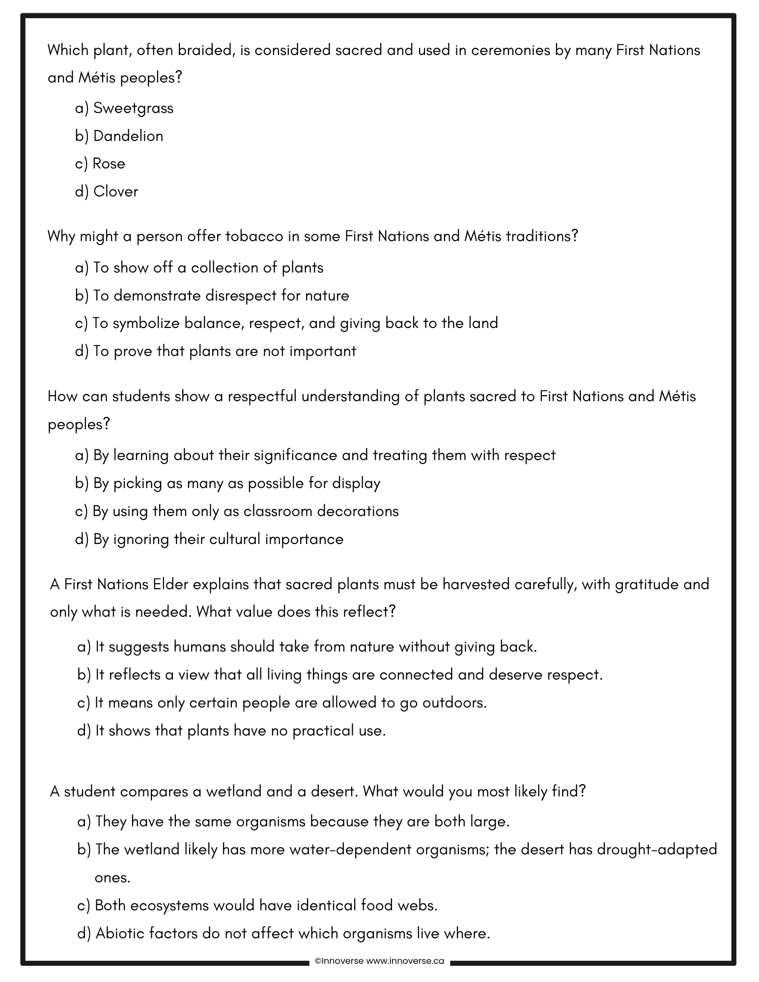 Grade 6 Science Alberta: The ULTIMATE 700-Question Question Bank