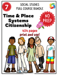 Grade 7 Social Studies - Alberta Complete New Curriculum Bundle - No Prep - ALL THREE STRANDS