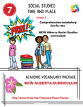 Gr. 7 Free Vocabulary Glossary: Time and Place New Alberta Social Studies Curriculum