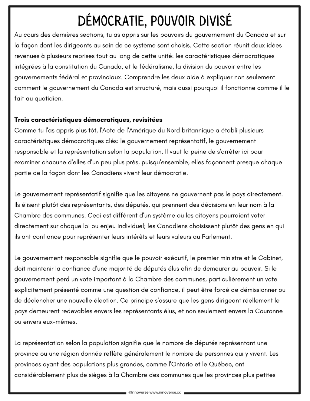 Alberta Grade 7 Social Studies French Immersion Full Course Bundle: Time and Place, Systems, and Citizenship (449 Printable Pages)