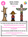 Grade 4 Social Studies - Time and Place - New Alberta Curriculum - No Prep