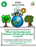 Grade 6 Science - Earth Systems - New Alberta Curriculum - No Prep Unit Workbook