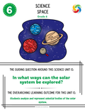 Grade 6 Science - Space - New Alberta Curriculum - No Prep Unit Workbook