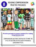 Grade 8 ELAL - Reading Comprehension Practice - Designed for Alberta PAT Preparation