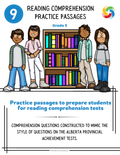 Grade 9 ELAL - Reading Comprehension Practice - Designed for Alberta PAT Preparation