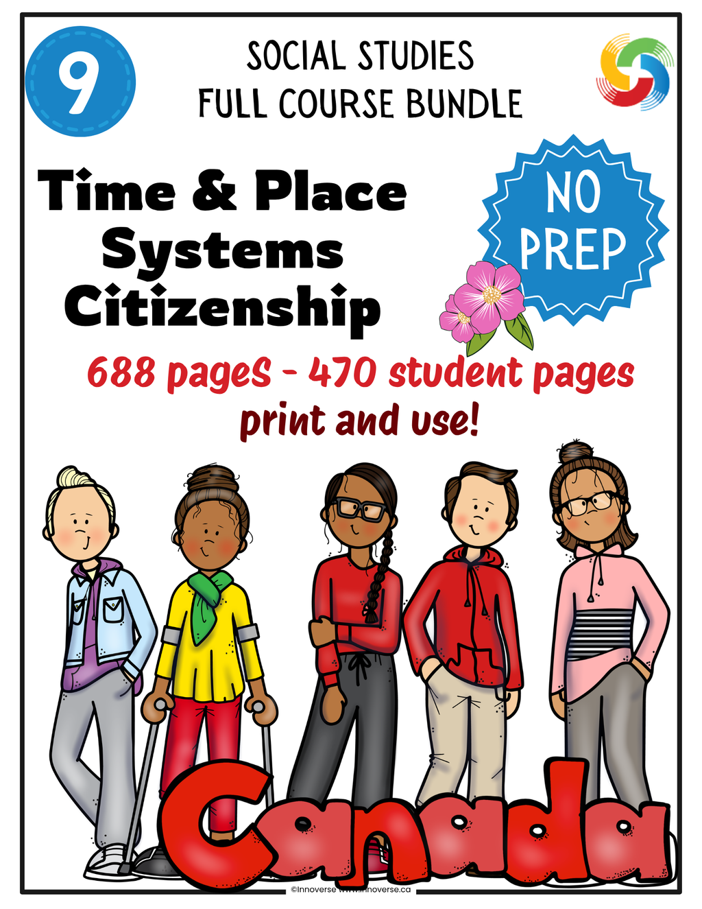 Grade 9 Social Studies Alberta — Complete Curriculum Bundle - No Prep - ALL THREE STRANDS