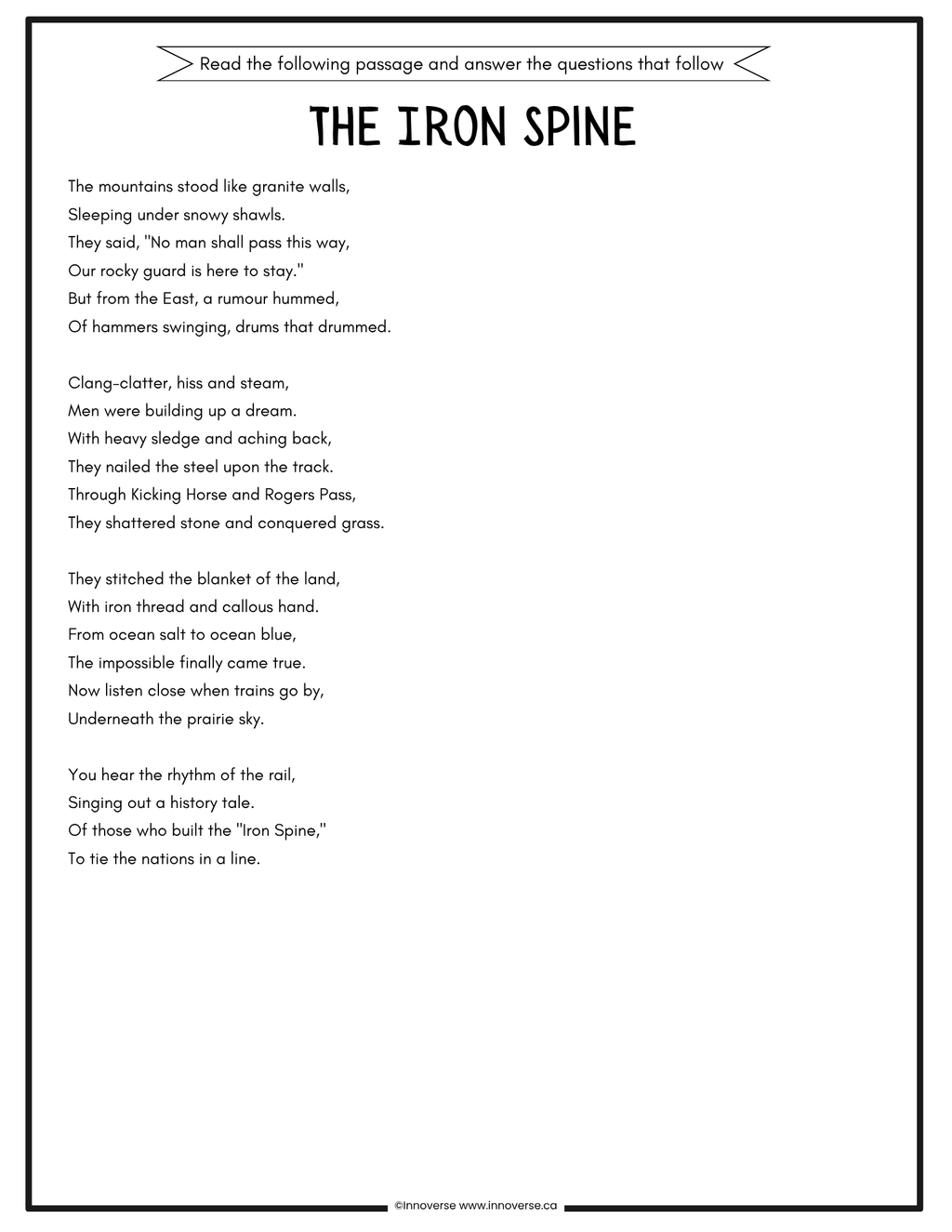 Grade 5 ELAL Reading Comprehension Book of Practice Passages