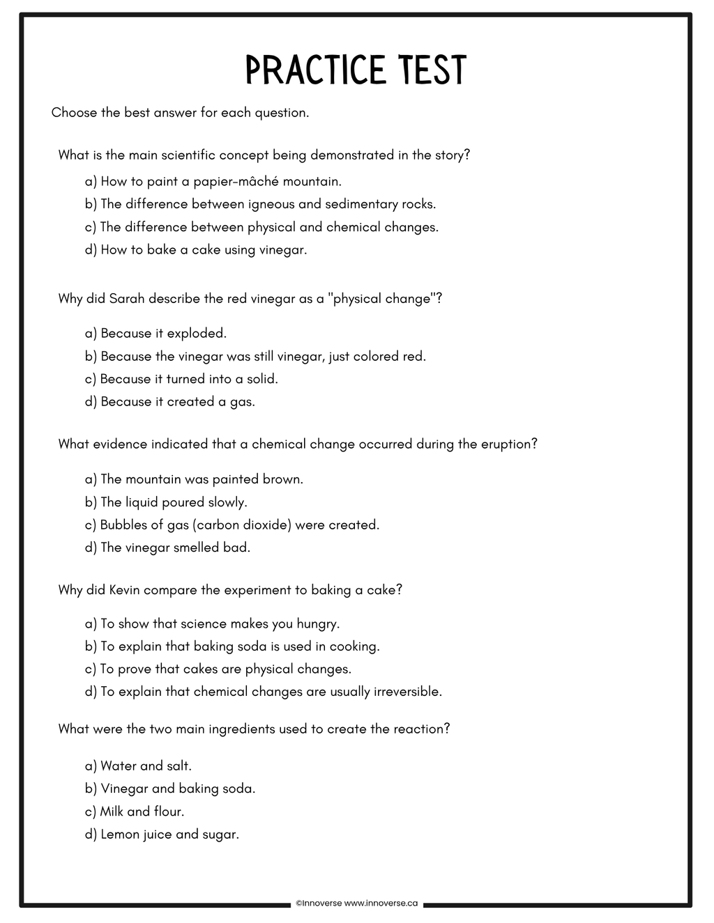 Grade 5 ELAL Reading Comprehension Book of Practice Passages
