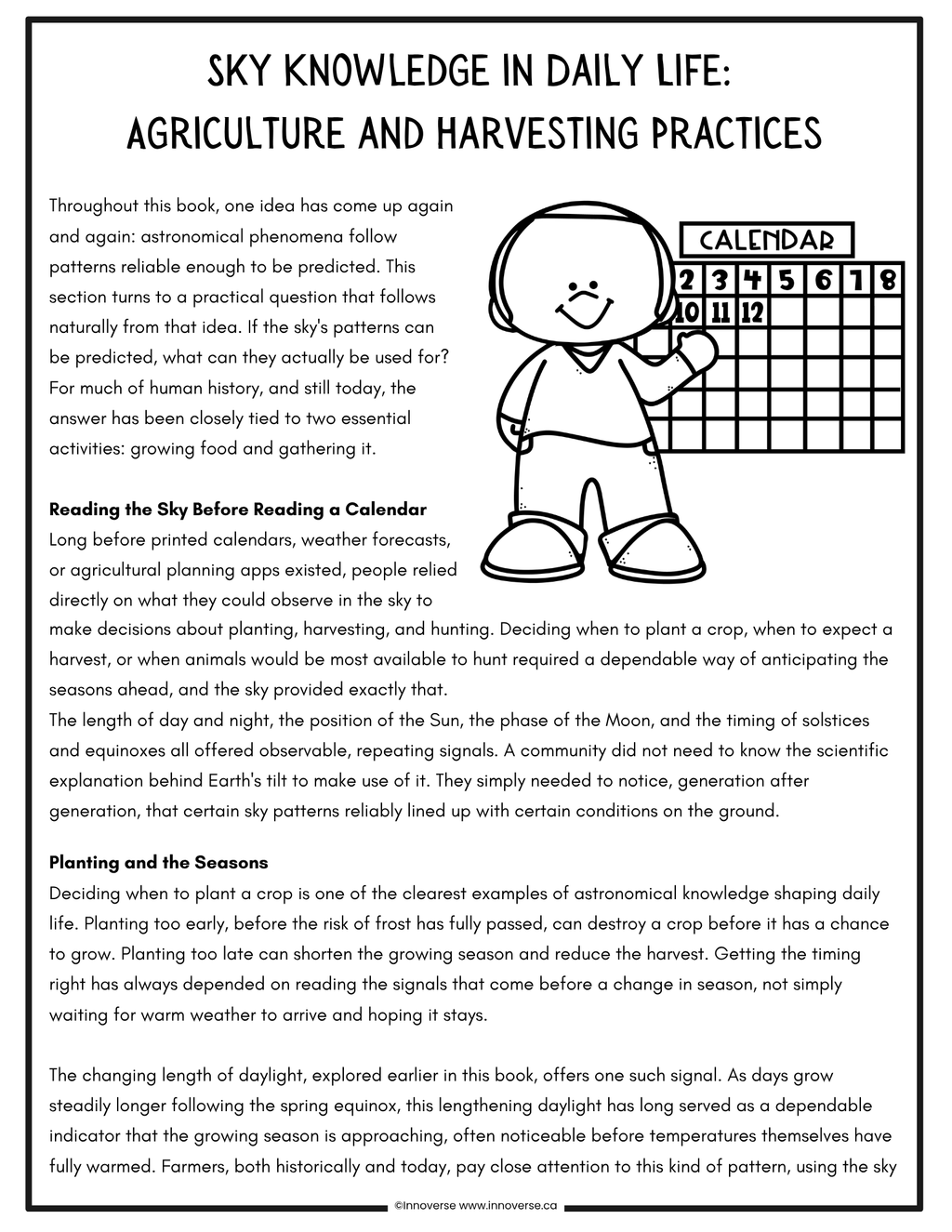 Grade 5 Space Unit | Alberta Science Curriculum | Moon Phases, Eclipses, Seasons & Auroras Workbook
