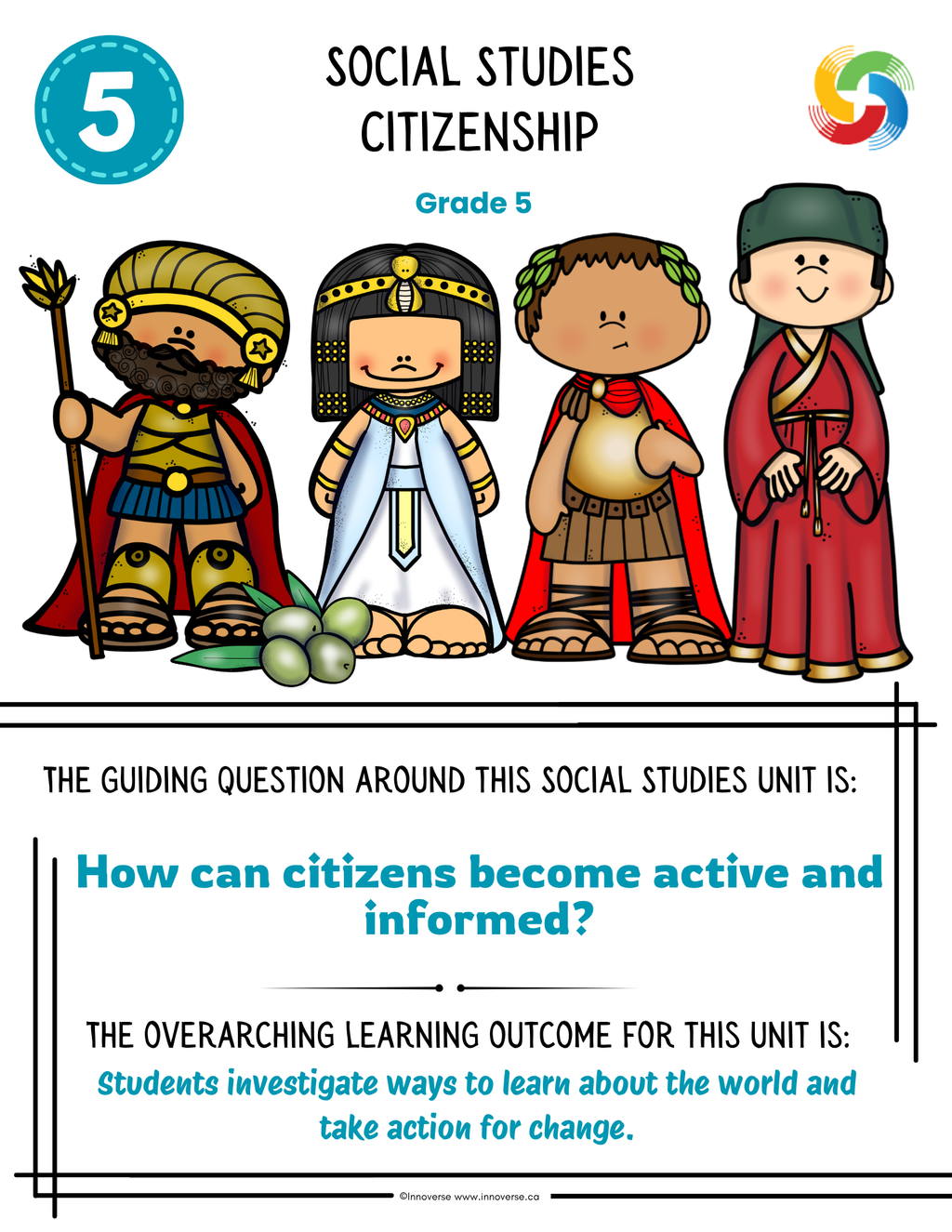 Grade 5 Back to School Bundle - ELAL, Science and Social Studies - Reading Comprehension, Citizenship & Space