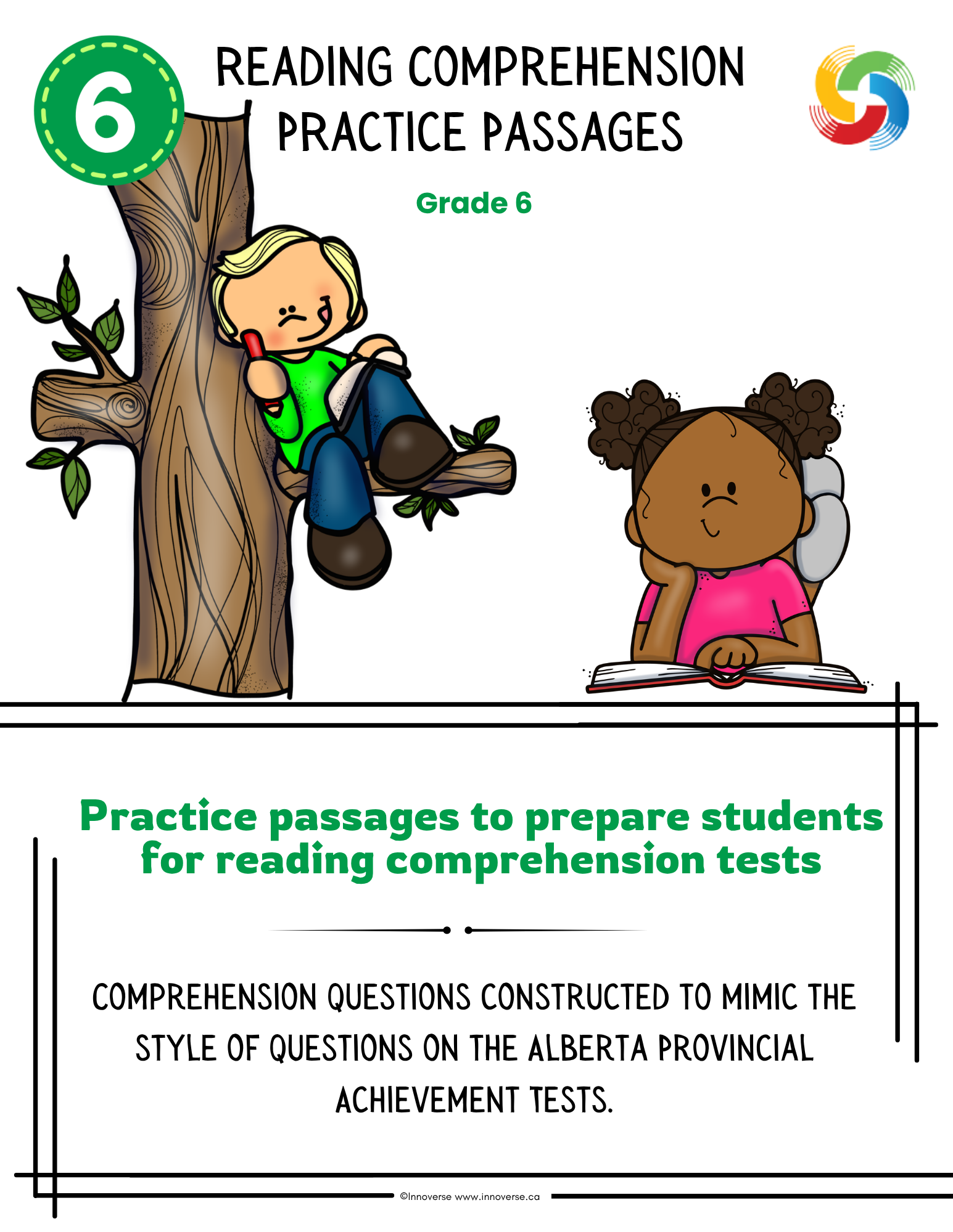 Grade 6 Back to School Bundle: Reading Comprehension, Citizenship & Earth Systems