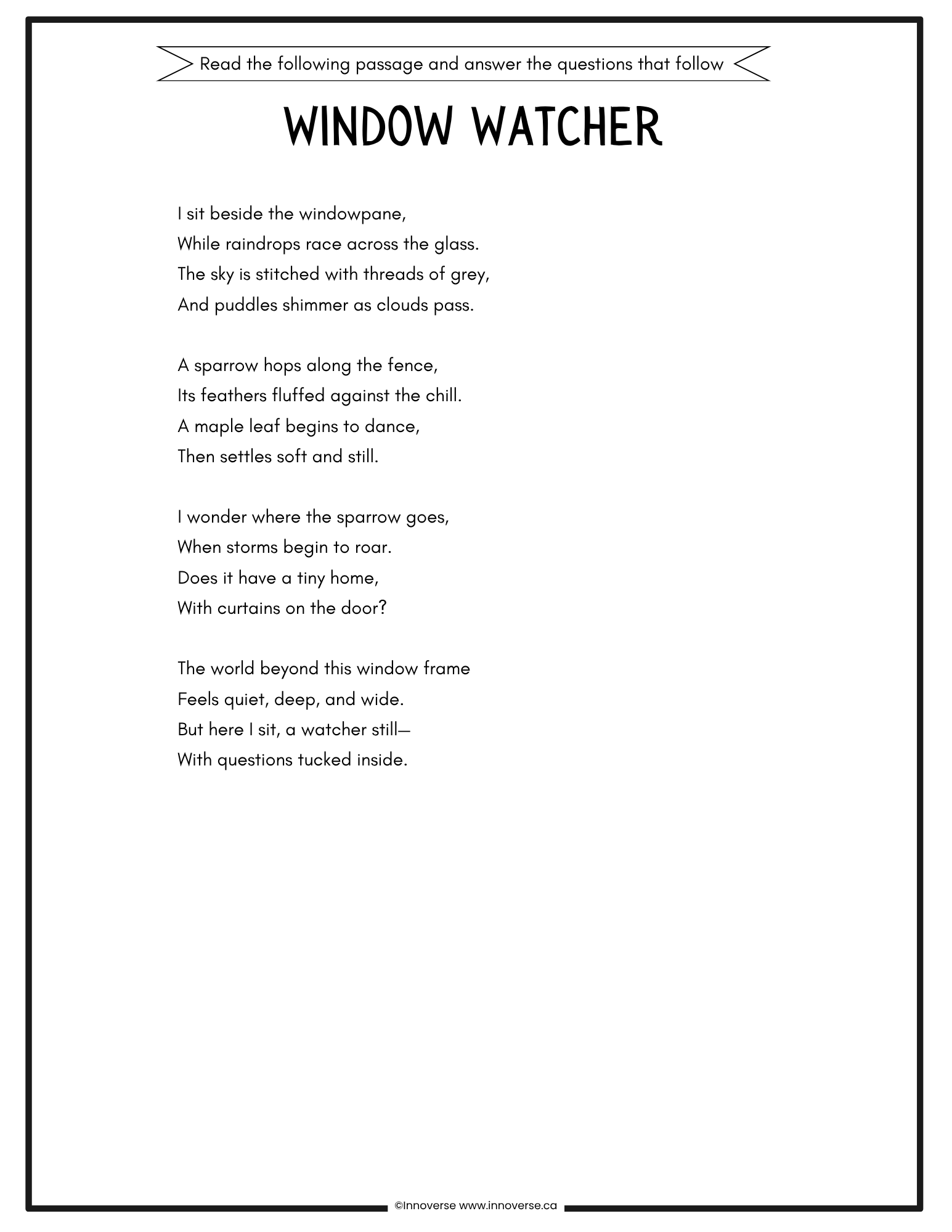 Grade 6 ELAL Reading Comprehension Book of Practice Passages