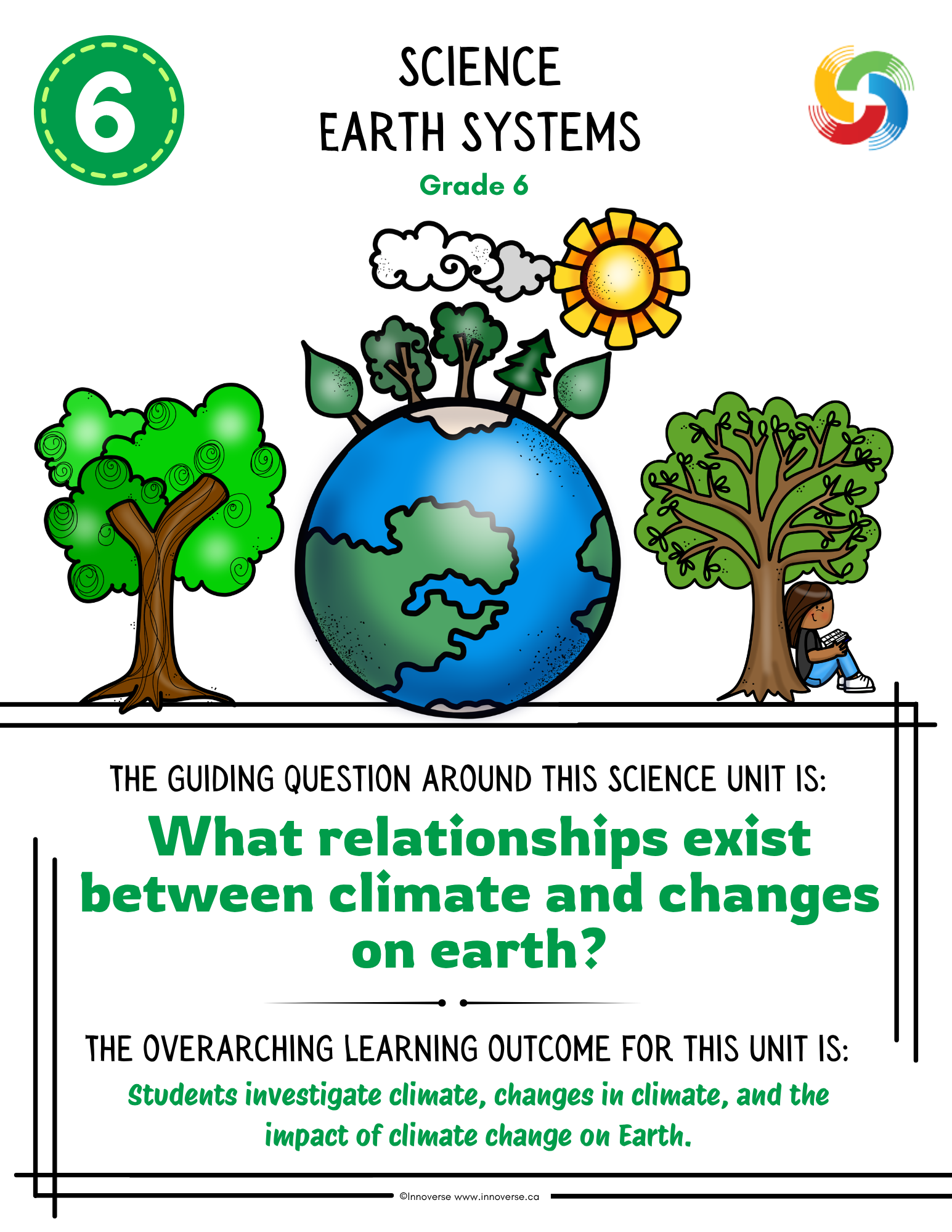 Grade 6 Back to School Bundle: Reading Comprehension, Citizenship & Earth Systems