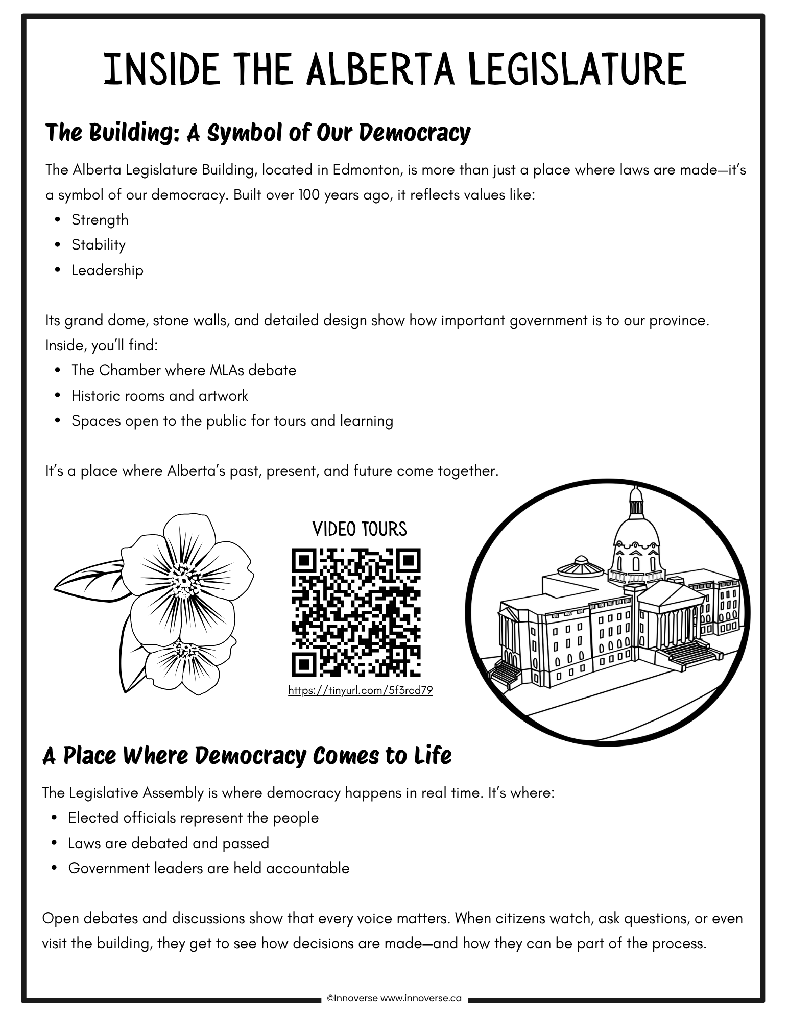 Grade 6 Social Studies - Systems - New Alberta Curriculum - No Prep Unit Workbook
