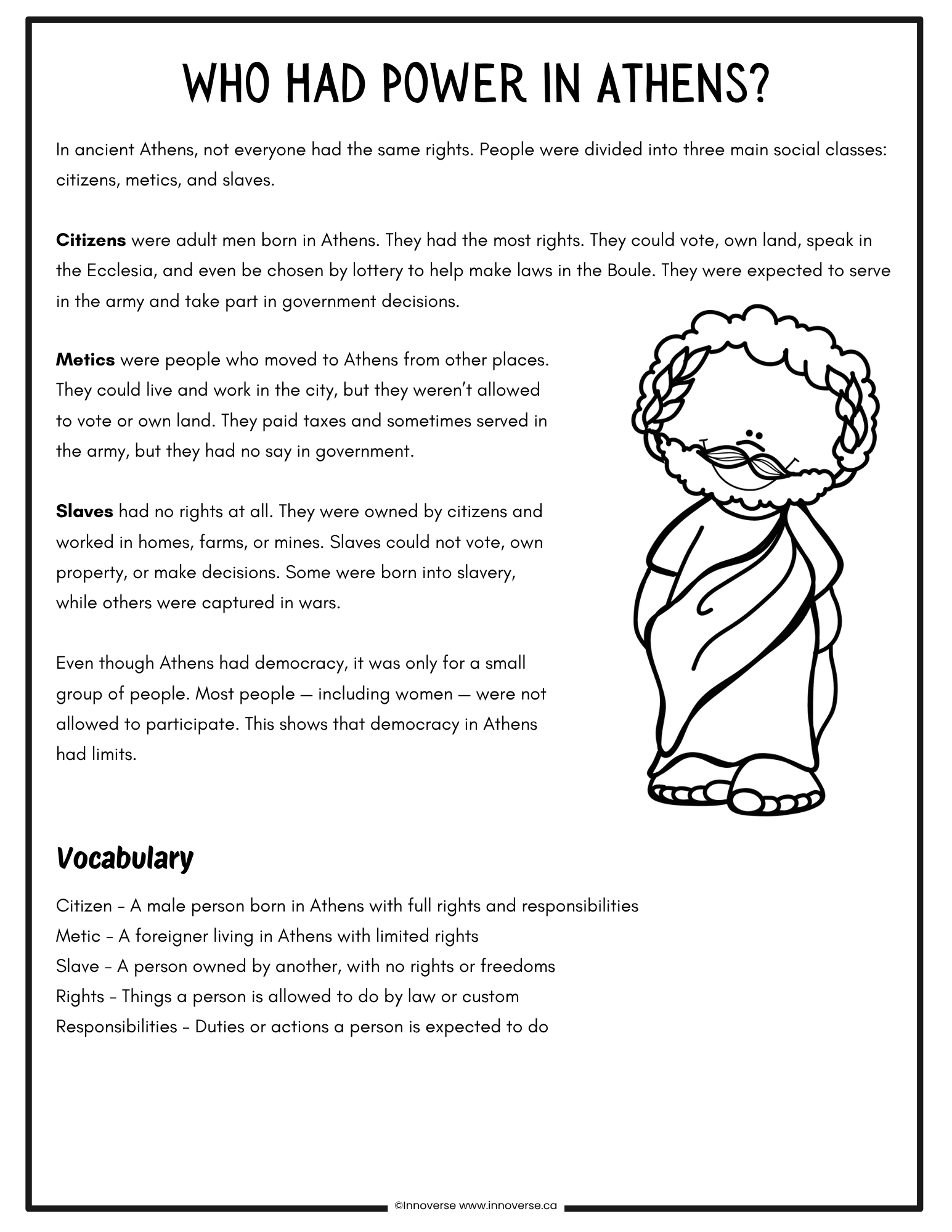 Grade 6 Social Studies - Citizenship - New Alberta Curriculum Full Unit - No Prep