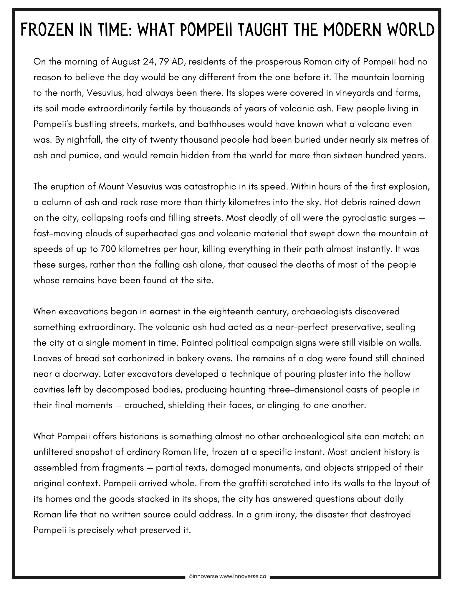 Grade 7 ELAL - Reading Comprehension Practice Passages - Designed for Alberta PAT Preparation