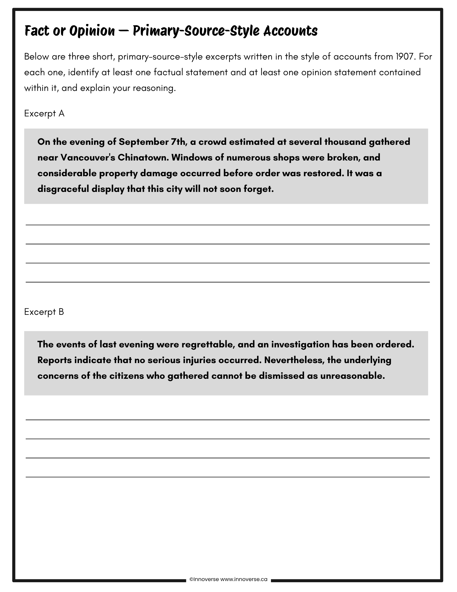 Grade 7 Social Studies — Citizenship: Immigration in Post-Confederation Canada