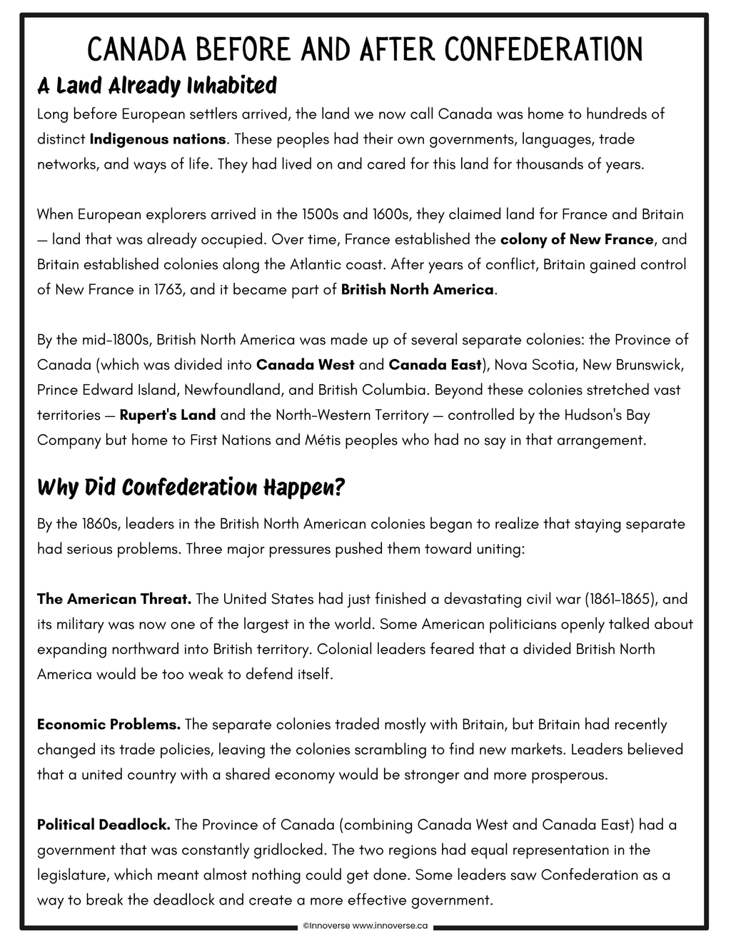 Grade 7 Social Studies - Alberta New Curriculum — Time & Place - Complete No-Prep