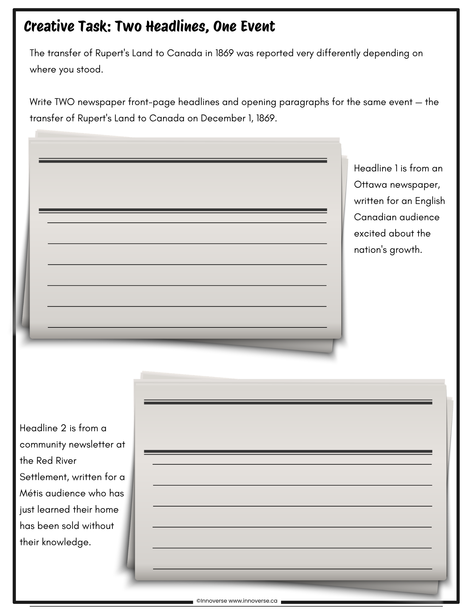 Grade 7 Social Studies - Alberta New Curriculum — Time & Place - Complete No-Prep