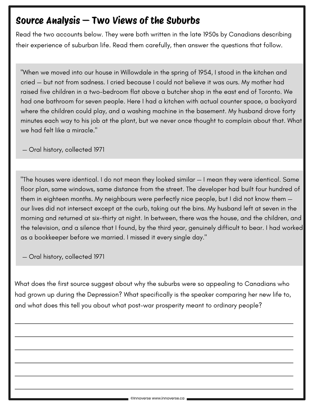 Alberta Gr. 9 Social Studies - NEW Curriculum — Systems - Complete No-Prep
