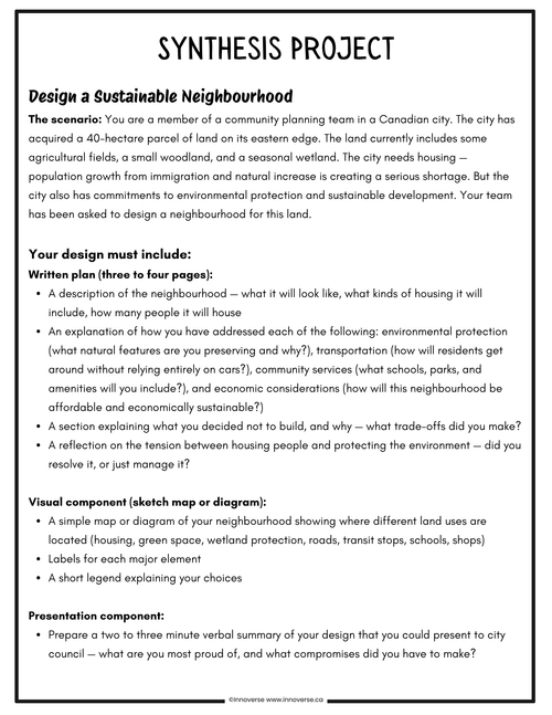 Alberta Gr. 9 Social Studies - New Curriculum — Citizenship Complete No-Prep