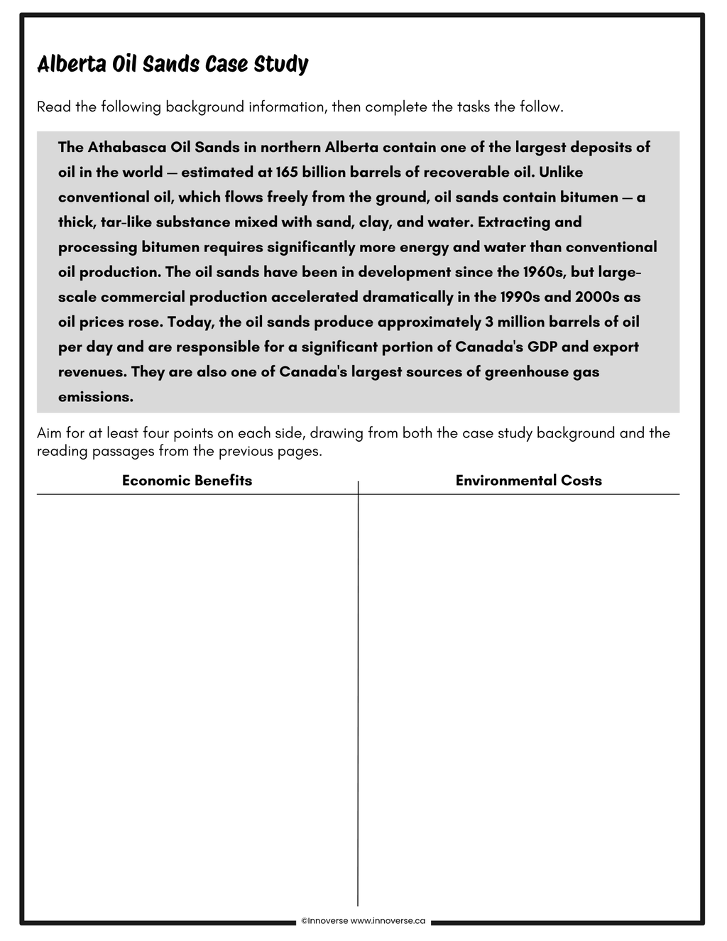 Alberta Gr. 9 Social Studies - New Curriculum — Time & Place - Complete No-Prep